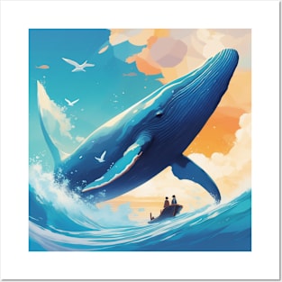 Beautiful Whale Art Posters and Art